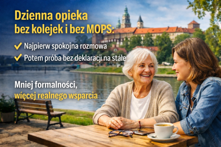 Kraków – jak znaleźć dzienny dom seniora bez kolejek  i bez formalności z MOPS?