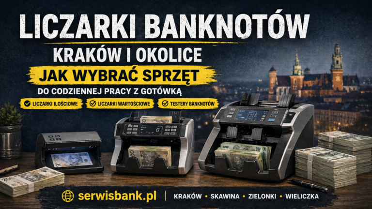 Liczarki banknotów Kraków i okolice – jak wybrać  sprzęt do codziennej pracy z gotówką?